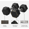 China Factory Price Pesas Fitnessstudio Geräte Fitness Gummi -Hex -Dumbbell -Set